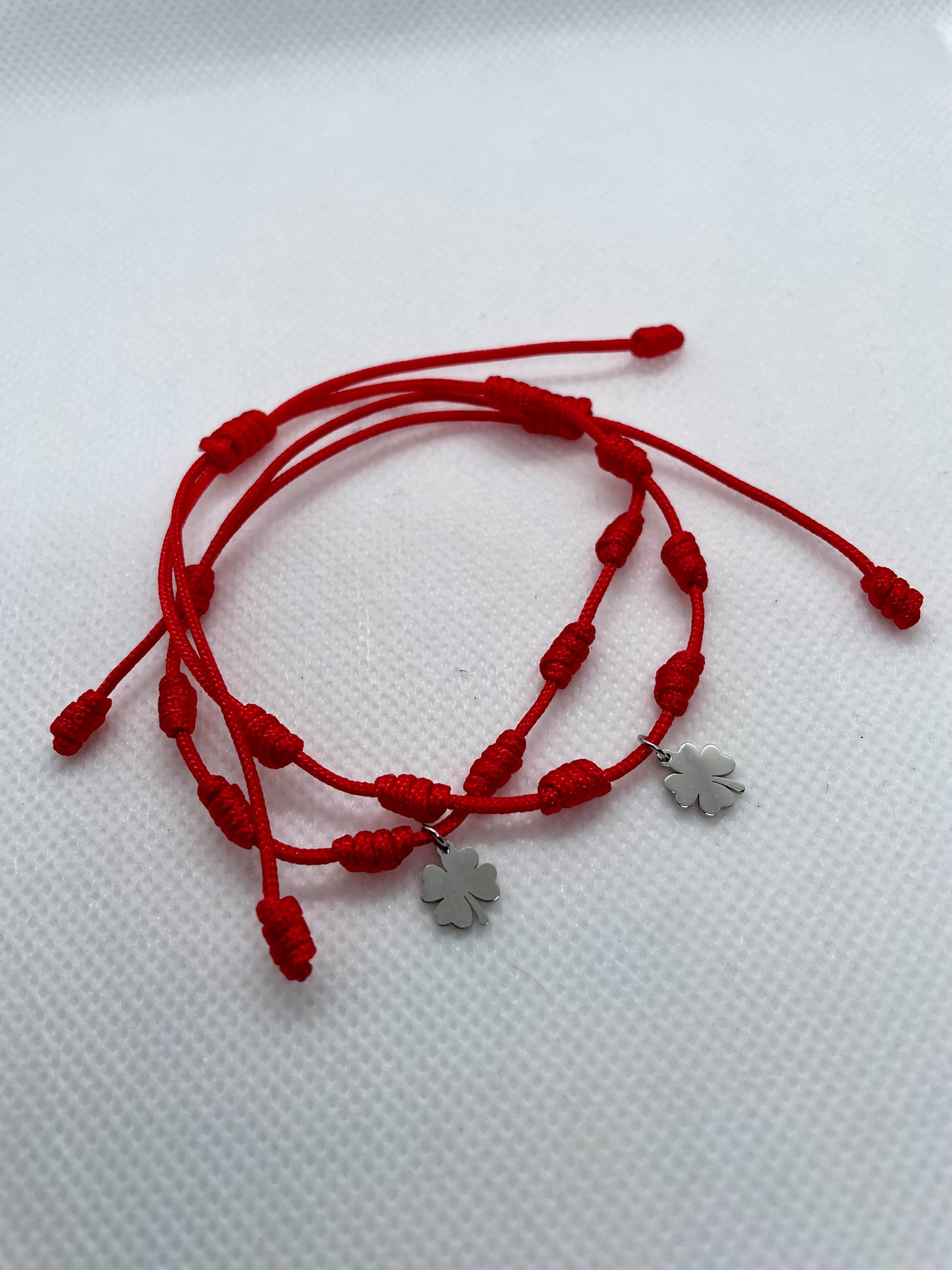 Pulseira 7 nós & Trevo 4 Folhas
