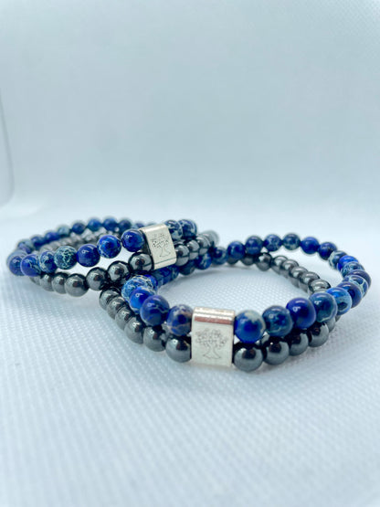 Bracelet Magnétique - Sodalite