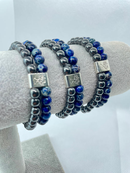 Bracelet Magnétique - Sodalite