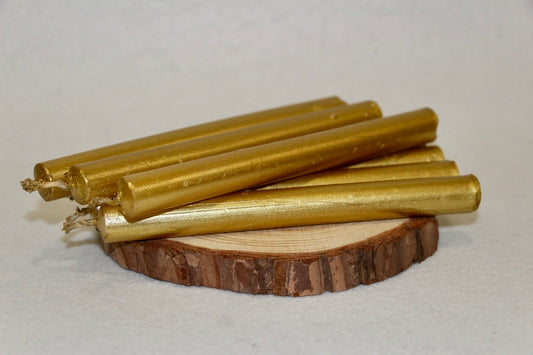 Vela Palito Dourada - 15cm