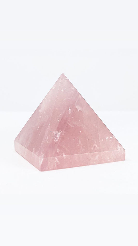 Pirâmide Quartzo Rosa 4cm