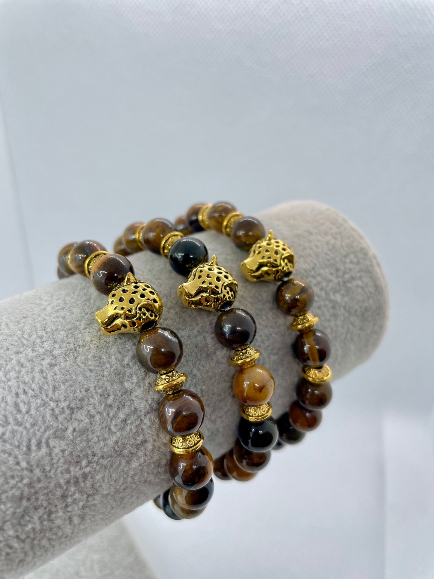 Pulseira Tigre Dourado - Olho de Tigre