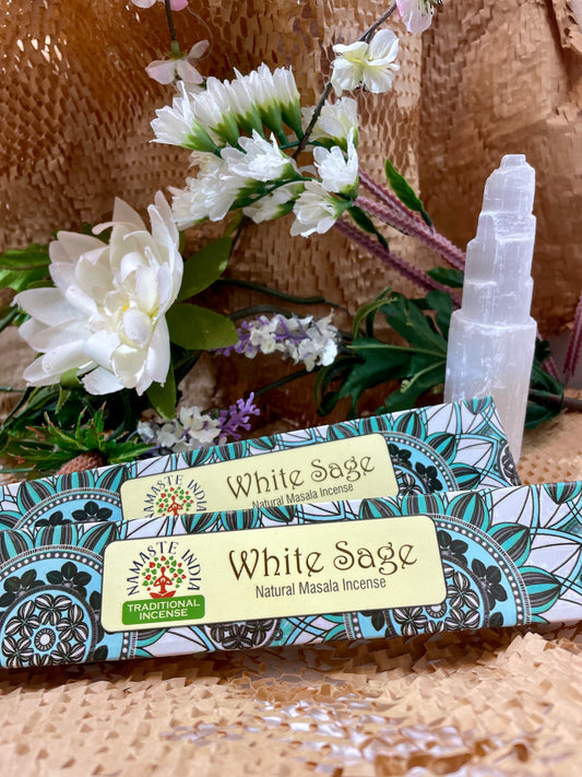Encens Namaste Mandala Masala - Sauge Blanche