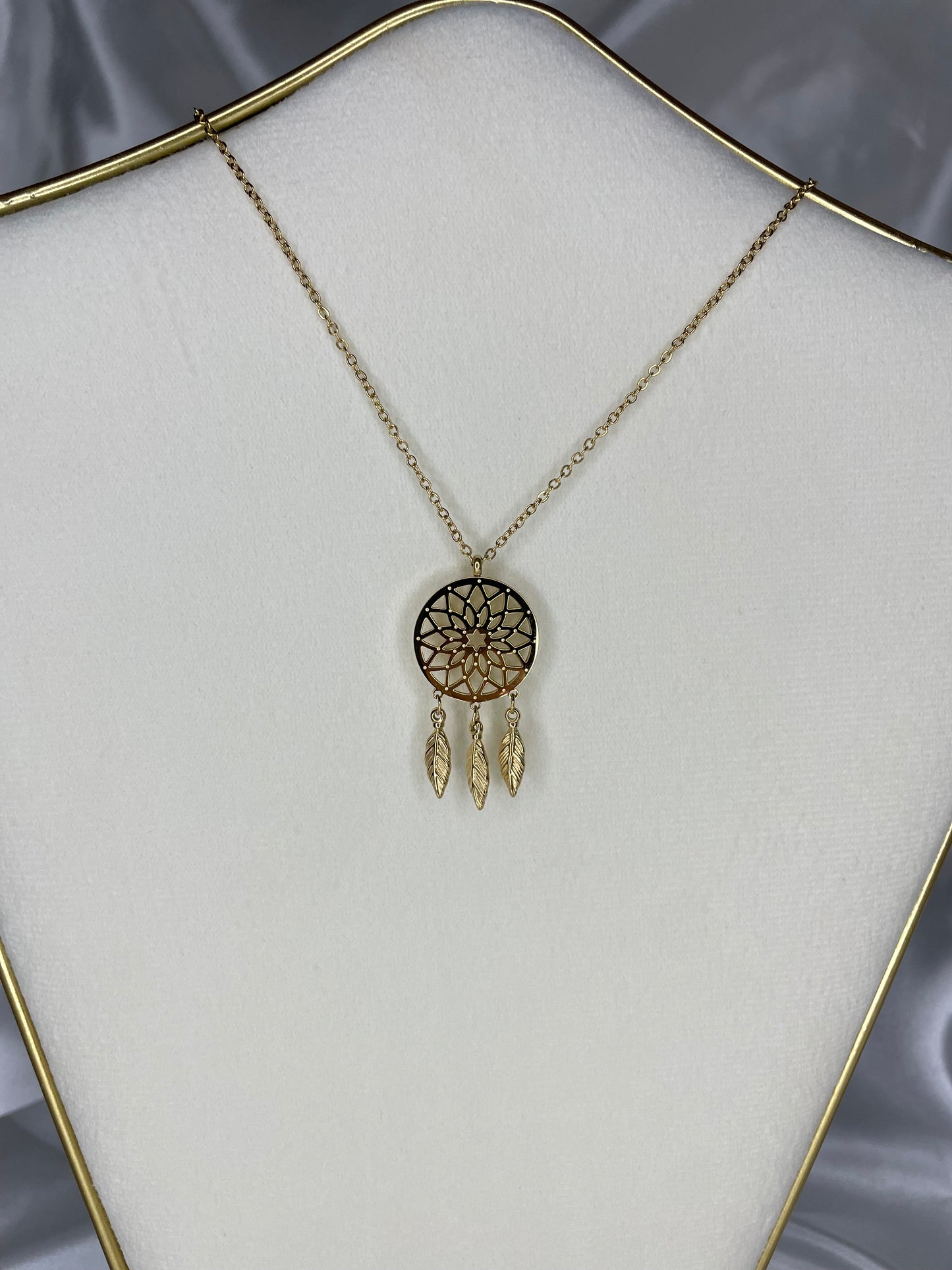 Collier Attrape Rêve Doré