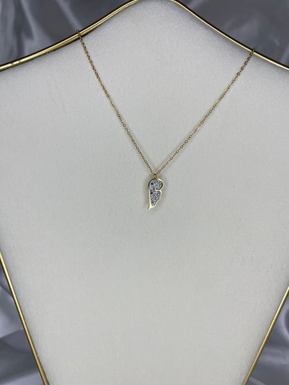 Collier Aile d'Ange Doré
