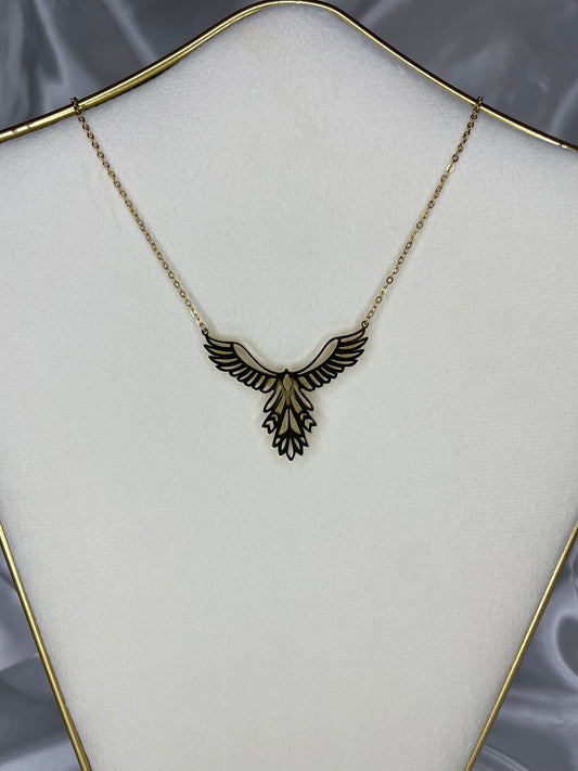Collier Phénix Doré