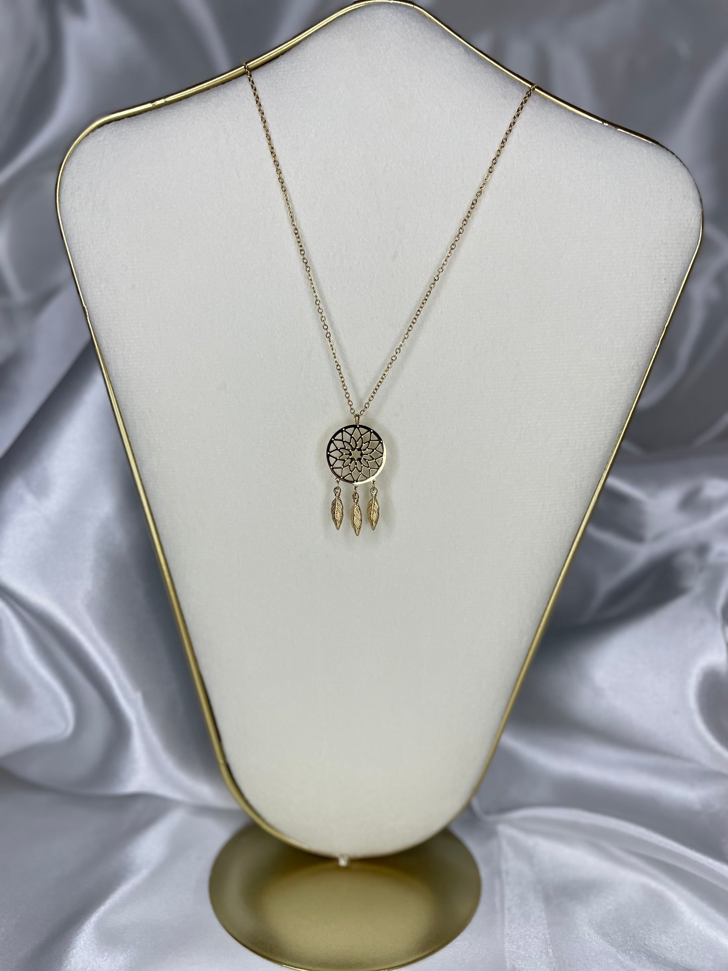 Collier Attrape Rêve Doré