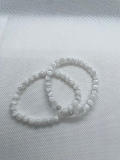 Pulseira Selenite - 4mm