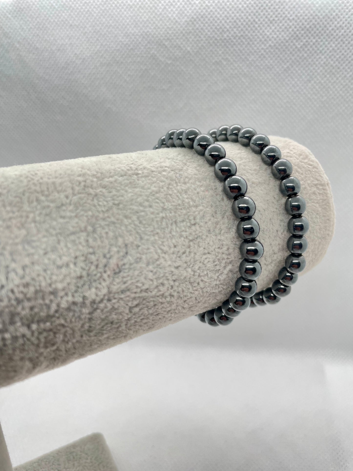 Pulseira Hematita 4mm