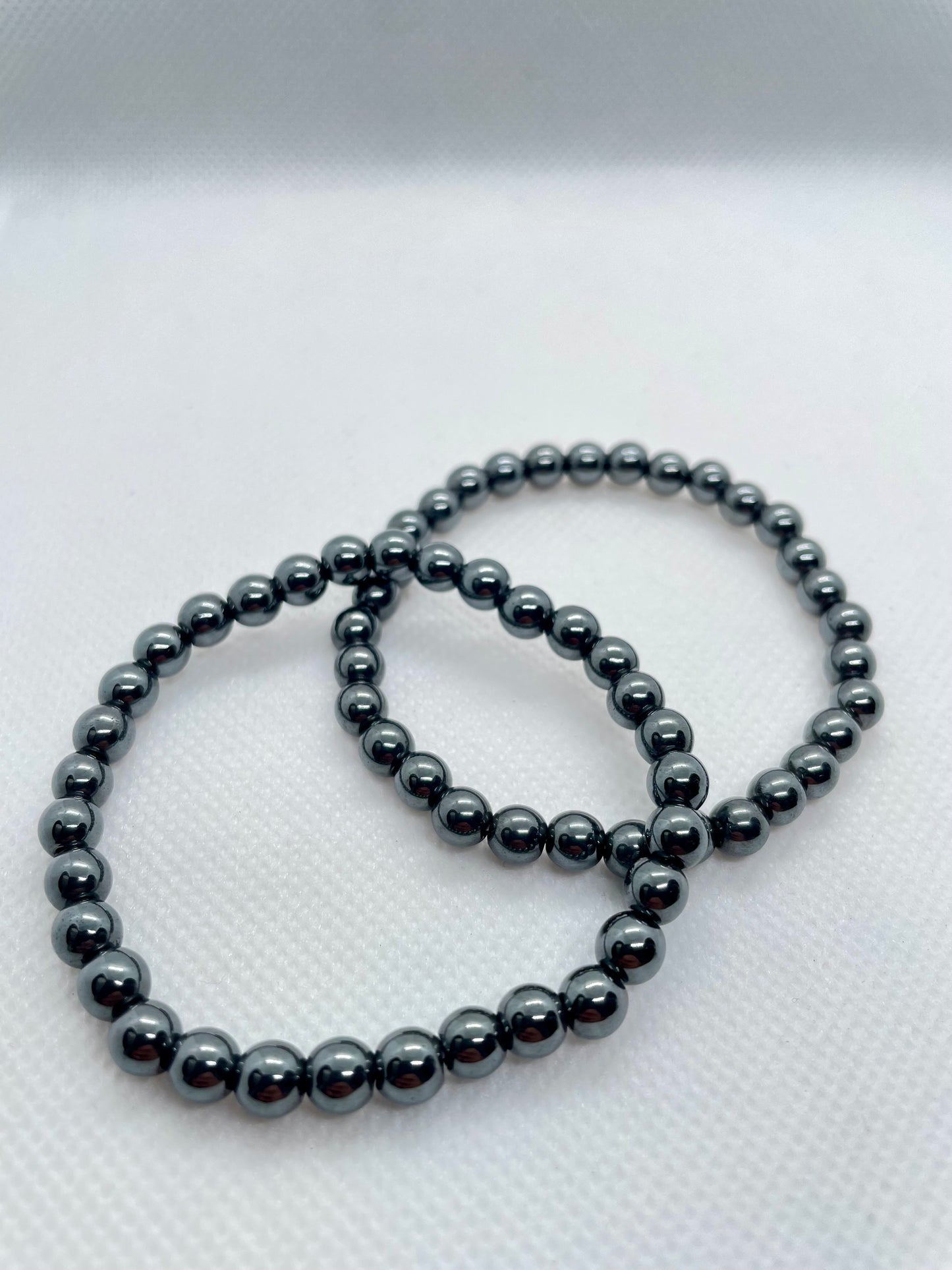 Pulseira Hematita 4mm