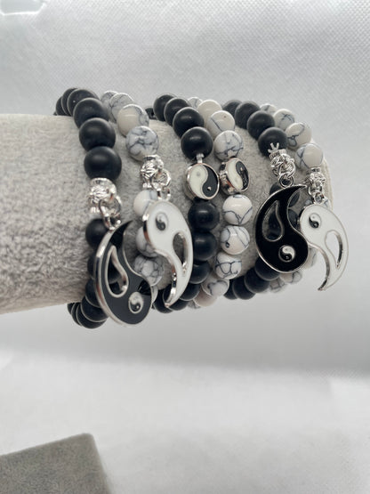 Pulseira Dupla Yin Yang
