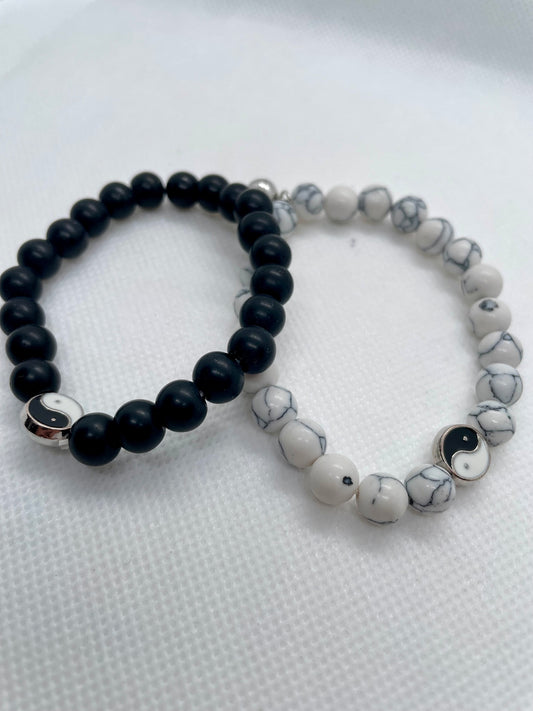 Pulseira Dupla Yin Yang