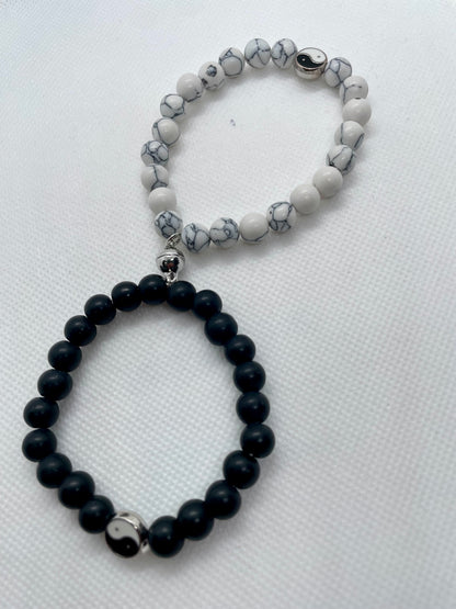 Pulseira Dupla Yin Yang