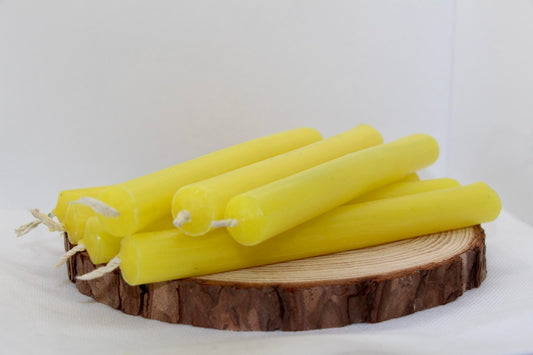 Vela Palito Amarela - 15cm